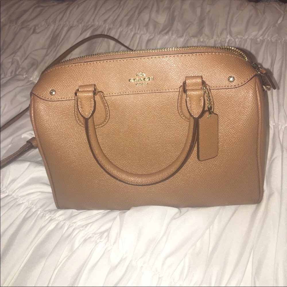 Brown coach purse